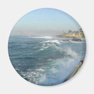 Aimant Vagues de plage d'océan de crique de La Jolla