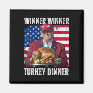 Aimant Vainqueur Turquie Dîner Humour Drôle Trump que Tru