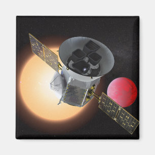 Aimant Vaisseau spatial de chasseur de planète de TESS