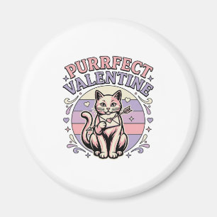 Aimant Valentin chat parfait Amour de la Saint-Valentin V