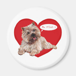 Aimant Valentine Cairn Terrier dit Sois Mien !