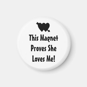 Aimant Valentine Loves Me Romantic