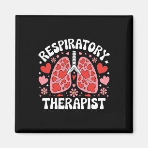 Aimant Valentine Lung Hearts Respiratoire Thérapiste Pulm