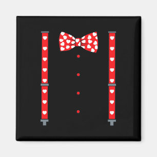Aimant Valentines Jour Suspendants Et Coeurs Bow Cravates