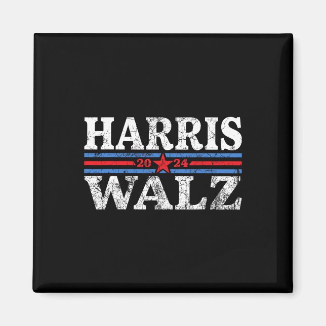 Aimant Valse 2024 Election Kamala Harris Tim Waltz 2024 2 (Devant)
