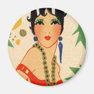 Aimant Vamp d'art déco, aileron des années 1920