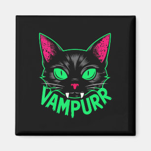 Aimant Vampurr Chat Vampire Kitty Halloween Chats Éffraya