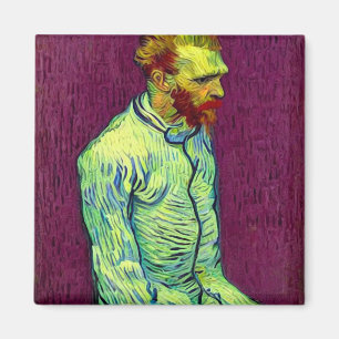 Aimant Van Gogh en Straîjacket ouvert - Rouge vin
