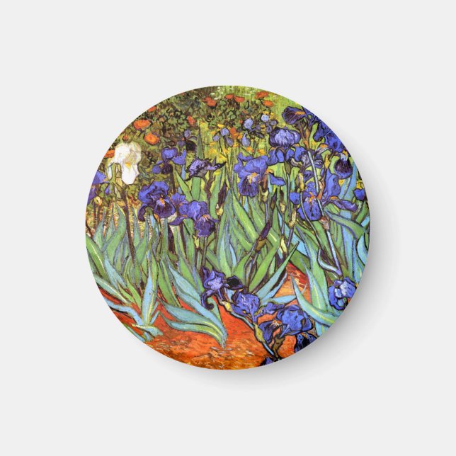 Aimant Van Gogh : Irises (Devant)