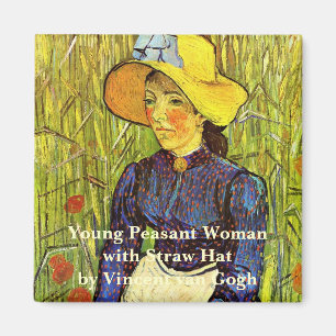 Aimant Van Gogh, Jeune paysanne avec Casquette de paille