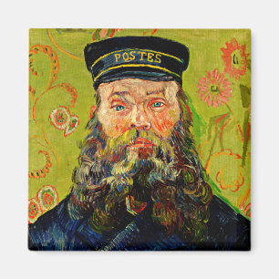 Aimant Van Gogh - Le facteur, célèbre peinture,