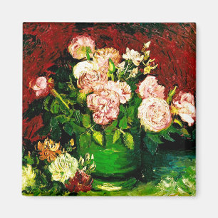 Aimant Van Gogh Peonies et Roses