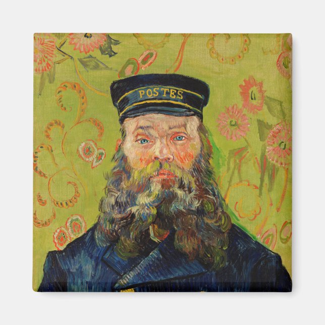 Aimant Van Gogh Postman. Art de l'impressionnisme de port (Devant)