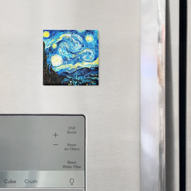Aimant Van Gogh, Starry Night, (In situ (réfrigérateur))