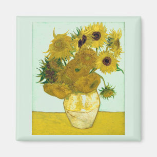Aimant Van Gogh Sunflowers (F456) Art Vintage
