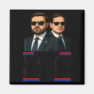 Aimant Vance Rubio 2028 J D Vance Marco Rubio Président 2