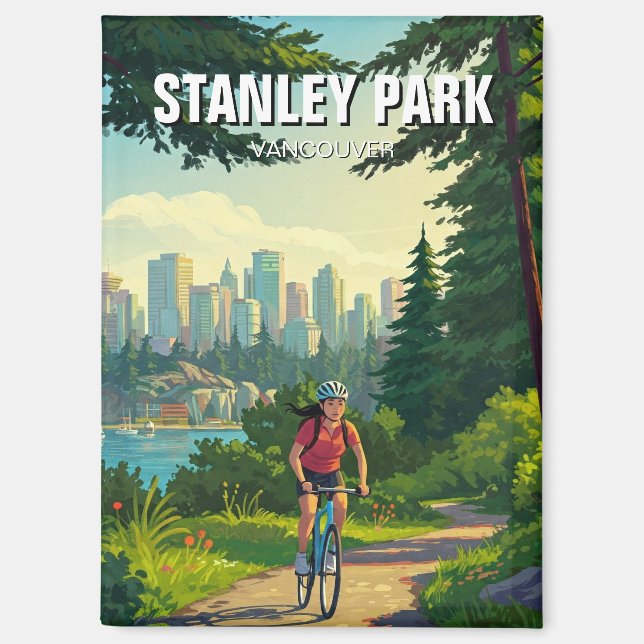 Aimant Vancouver Stanley Park Canada Travel (Recto)