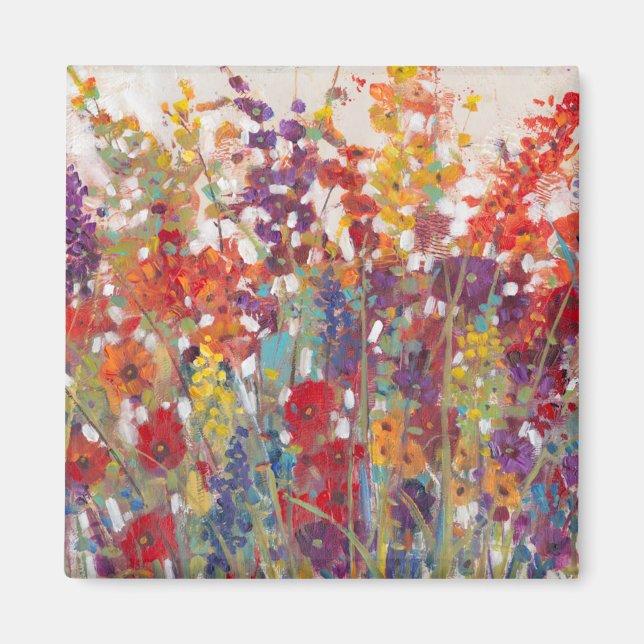 Aimant Variété de fleurs (Devant)