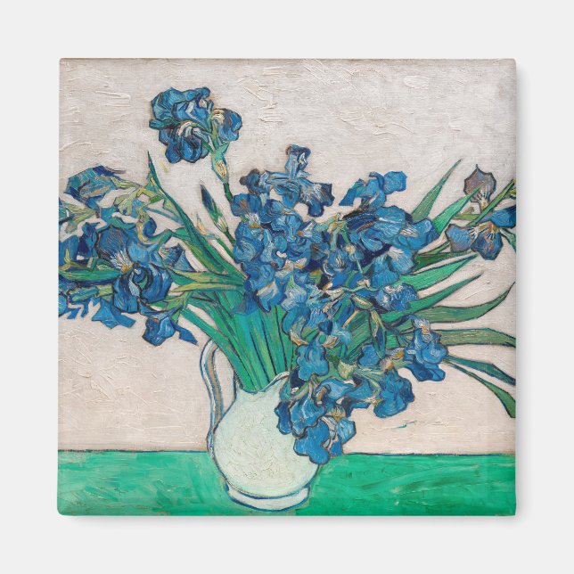 Aimant Vase avec Irises, Van Gogh (Devant)