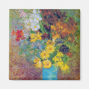 Aimant Vase avec marguerites et anémones, Van Gogh