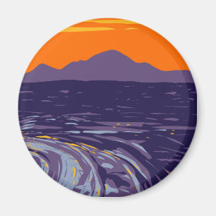 Aimant Vaste océan des flux de lave