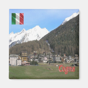 Aimant VDA031 COGNE, Vallée d'Aoste, Italie, Frigo