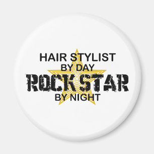 Aimant Vedette du rock de coiffeur par nuit