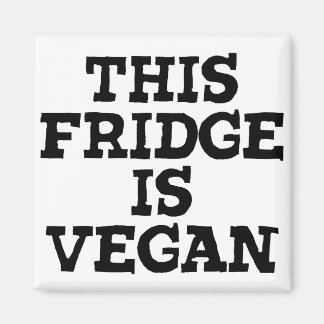 Aimant Vegan - Ce Réfrigérateur Est Vegan