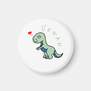 Aimant Vegan Dinosaur Genre Dino Aimer Animaux