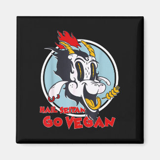 Aimant Véganisme humour blé gluten grêle seitan deviens v