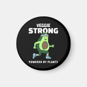 Aimant Veggie Strong, Alimenté par les plantes