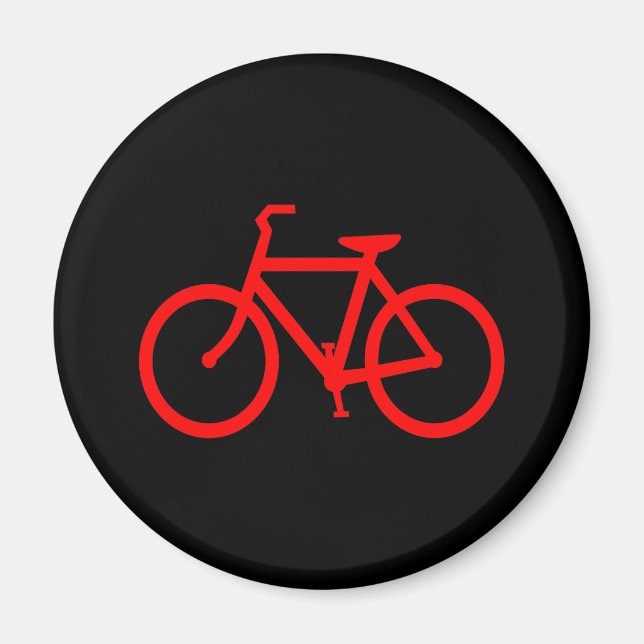 Aimant Vélo Rouge (Devant)