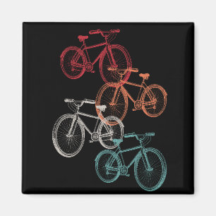 Aimant Vélos colorés