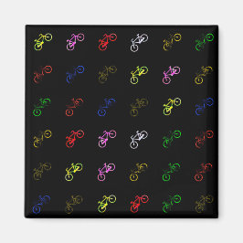 Aimant Vélos colorés