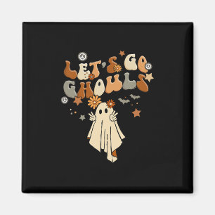 Aimant Venez les fantômes confort Halloween Cozy Automne