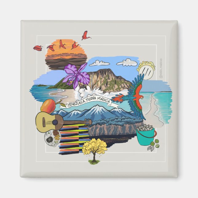 Aimant Venezuela ✨ Magic (Devant)