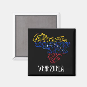 Aimant Venezuela Mandala Map