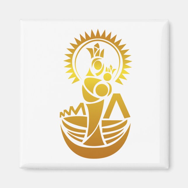Aimant Venezuela Maracaibo Virgen Chinita Chiquinquira (Devant)