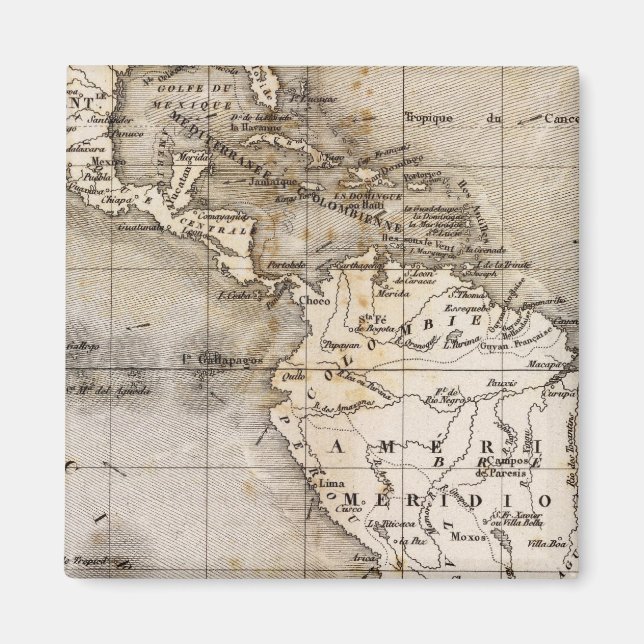 Aimant Vents Amerique (Devant)