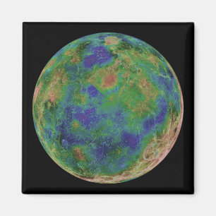 Aimant Vénus centré sur le Pôle Sud