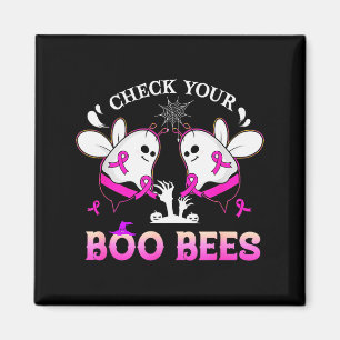 Aimant Vérifiez Vos Abeilles Boo Drôles Cancer Sein Hallo