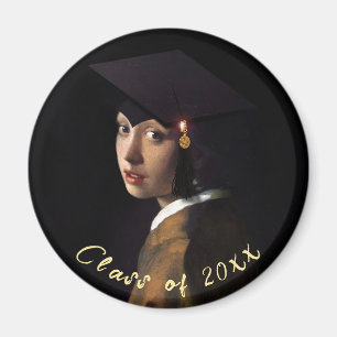 Aimant Vermeer's Pearl Girl Graduation