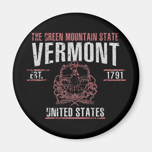 Aimant Vermont (Devant)