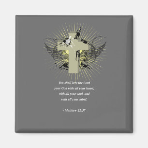 Aimant Vers de bible de 22h37 de MATTHEW