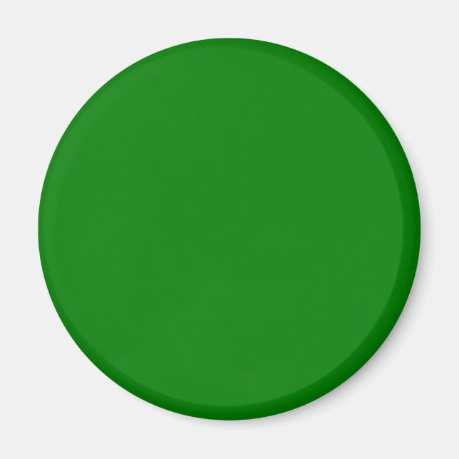 Aimant VERT (couleur solide) ~ (Devant)