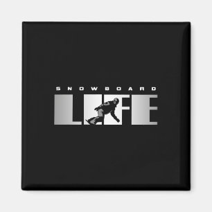 Aimant Vêtements de snowboard - Snowboard Snowboarder Sno