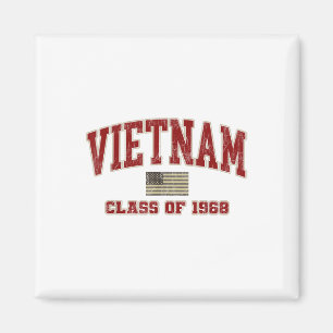 Aimant Vétéran De La Guerre Du Vietnam Chemise Militaire 