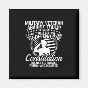 Aimant Vétérans Militaires Contre Trump Élection Usa