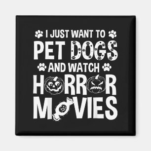 Aimant Veux Caresser Des Chiens Regarder Des Films D'Horr