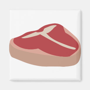 Aimant Viande Steak cru Protéine fraîche Porc Chop Beefst